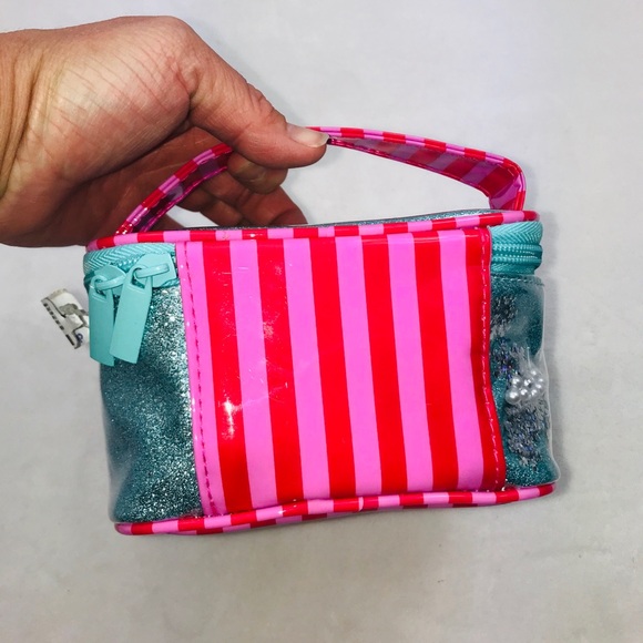 NWT Claire’s Owl Glitter Accessories Bag - Picture 4 of 7